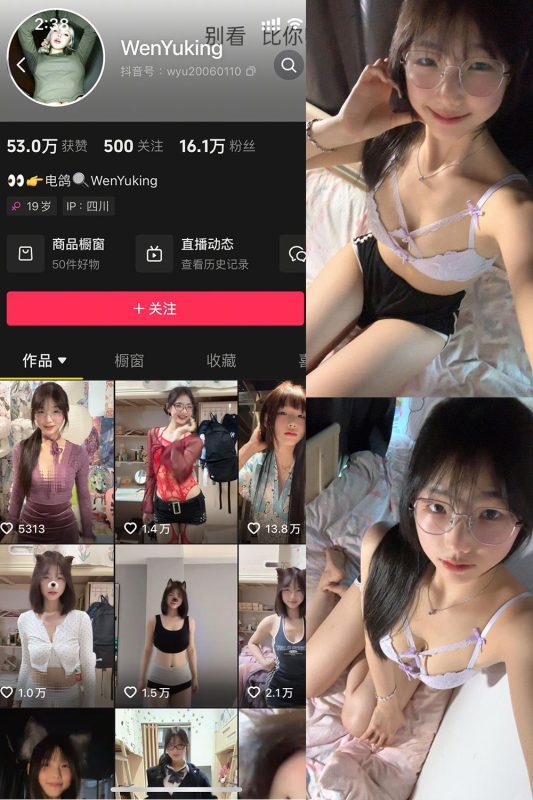 抖音 WenYuking 微密圈 003期 【18P4V】最新至：2025.5.16-秘语喵